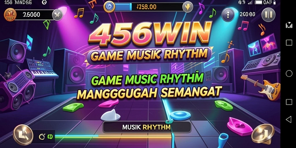 Tampilan antarmuka permainan <strong>456WIN</strong> yang dinamis dan penuh warna.