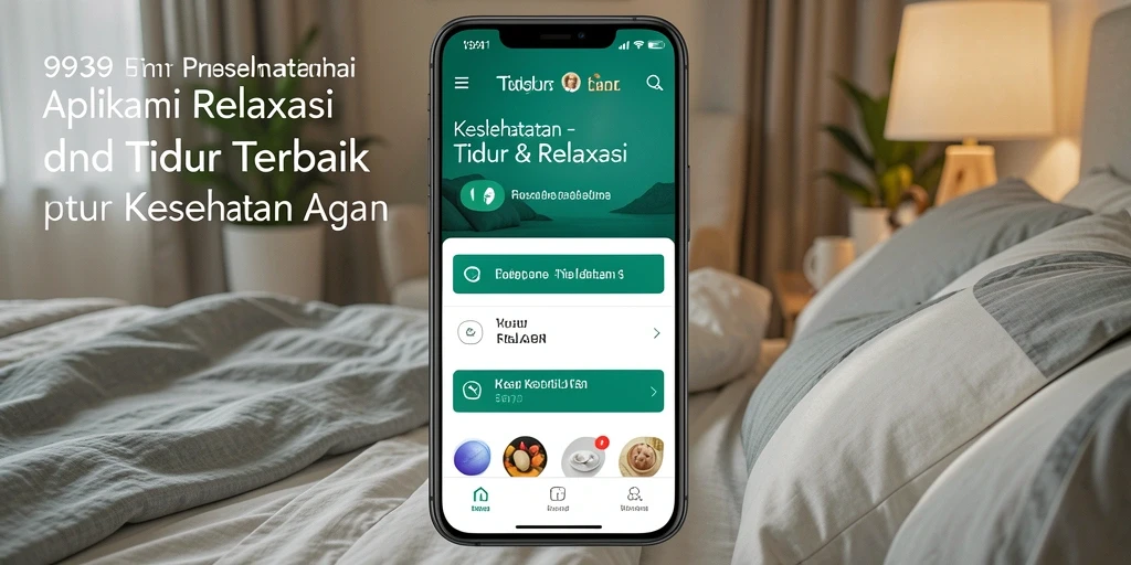 Tampilan antarmuka aplikasi 9939 yang sederhana dan fungsional untuk relaksasi.