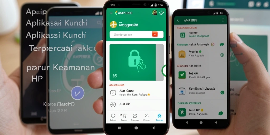 Tampilan antarmuka AMPER88 yang sederhana dan fungsional.