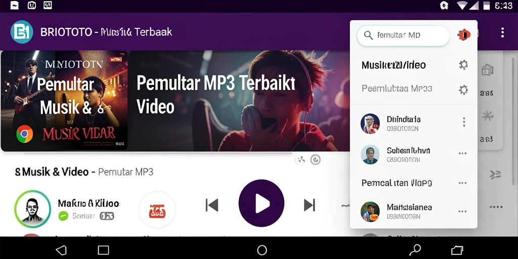 Tampilan antarmuka BRIOTOTO yang modern dan fungsional.