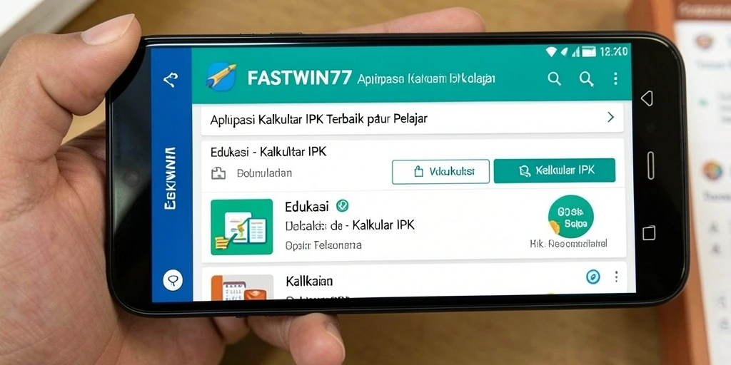 Antarmuka pengguna FASTWIN77 yang sederhana dan efektif.