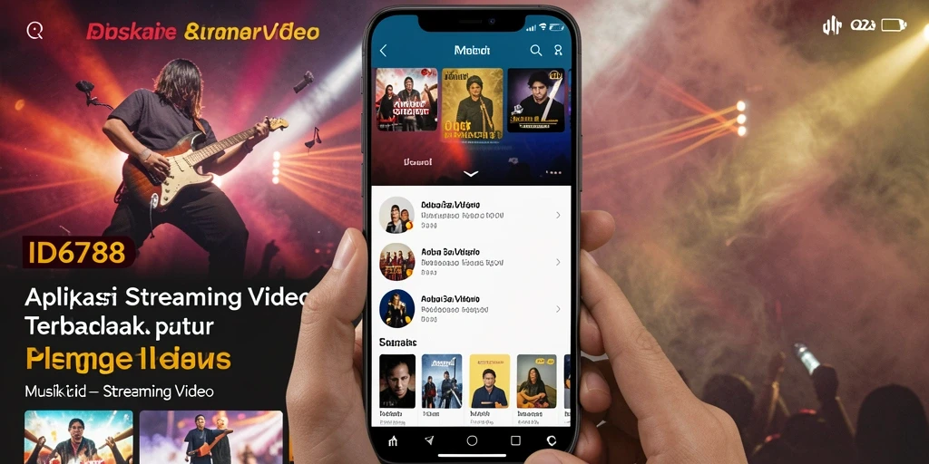 Antarmuka ID6788 yang sederhana dan intuitif untuk streaming video.